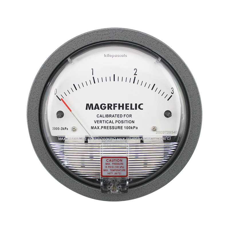 MAGRFHELIC TE2000 ประเภท Micro Difference Gauge ความแม่นยําสูง Micro Pressure Gauge ห้องสะอาด Purifi
