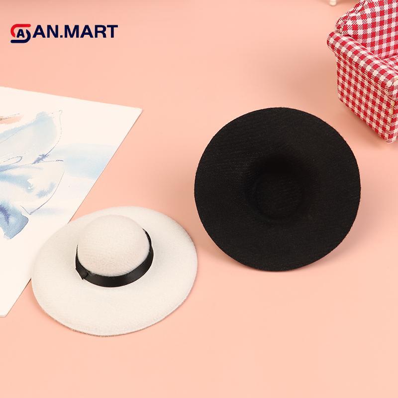 AN.MART ตุ๊กตาด้านบนหมวก Miniature Craft หมวกตุ๊กตาเสื้อผ้าอุปกรณ์เสริม Mini Dollhouse DIY ของเล่นแก