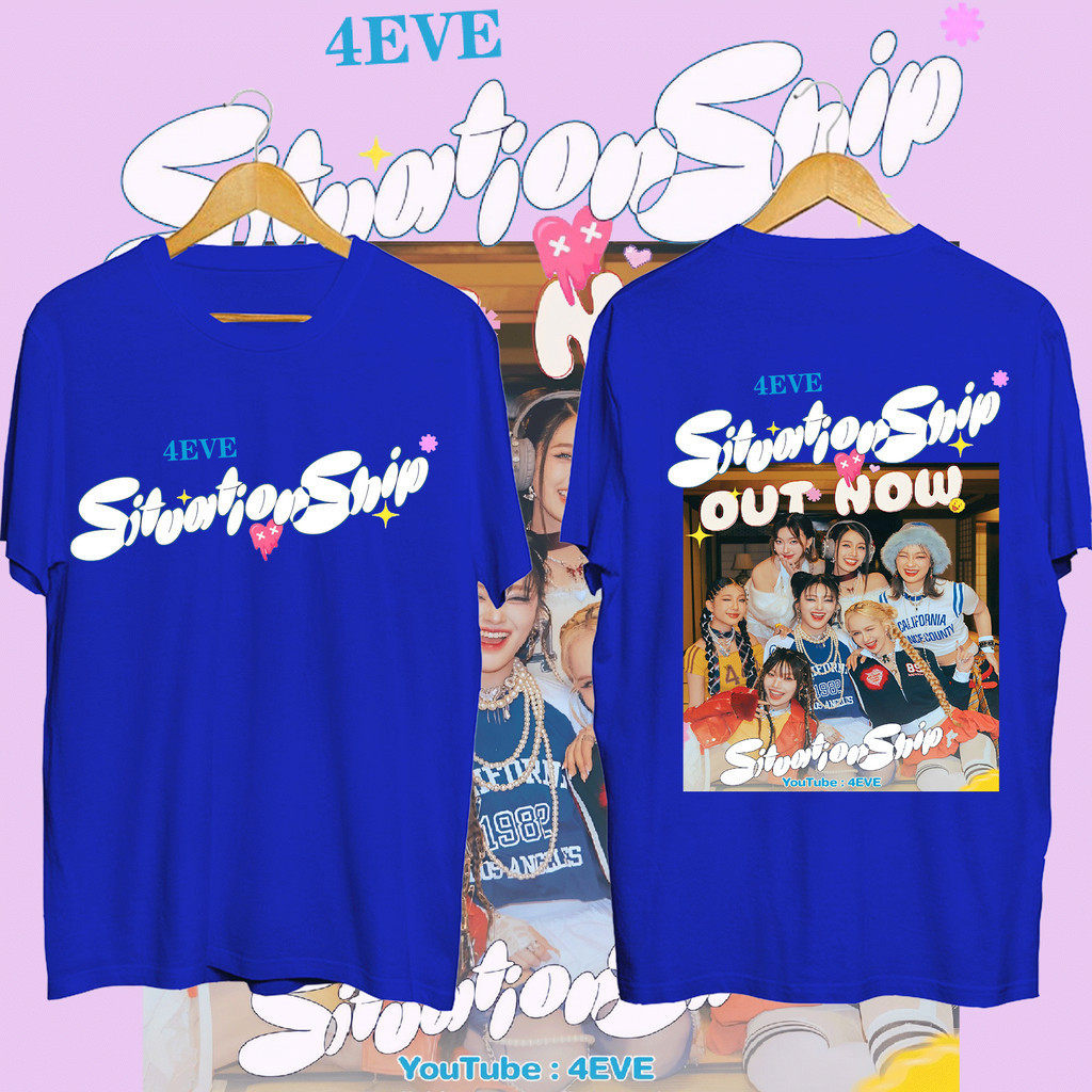 💯💯💯   เสื้อยืดผ้าฝ้ายแท้ 4EVE -Situationship |official MV S-5XL