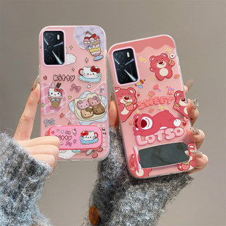 เคส OPPO a16 OPPO reno 6z 5g caes ขายึดกระจกเคสโทรศัพท์เยลลี่