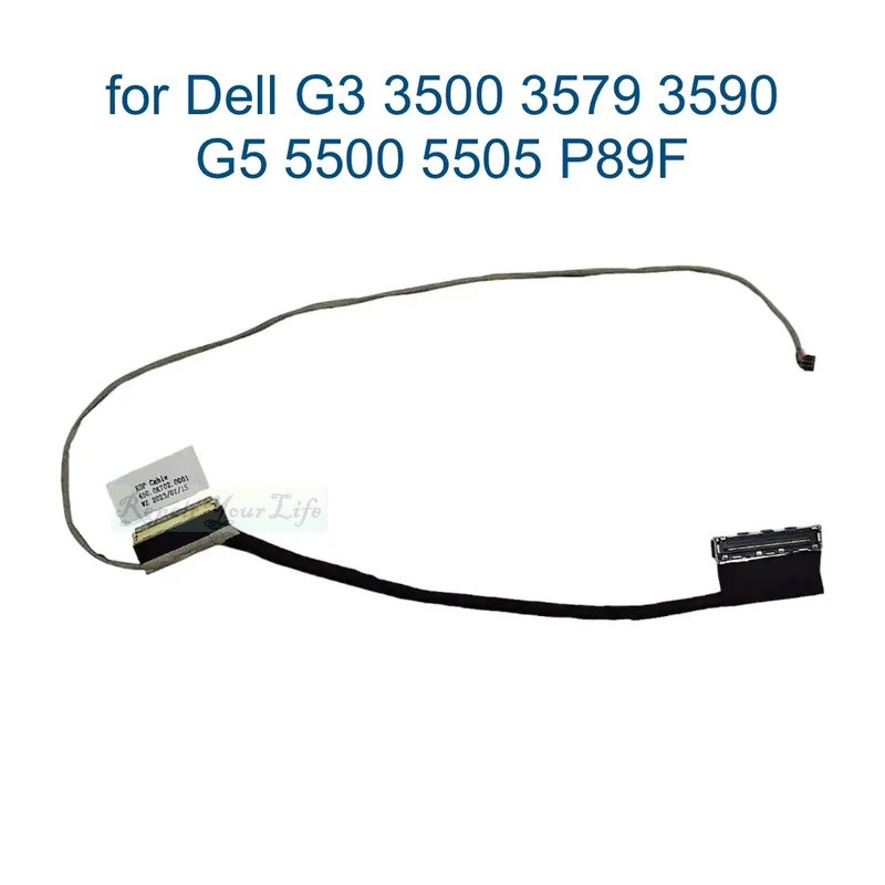 สายหน้าจอวิดีโอ LCD สําหรับ Dell G3 3500 3579 3590 G5 5500 5505 P89F แล็ปท็อป LVDS สาย 30pin 40pin 0