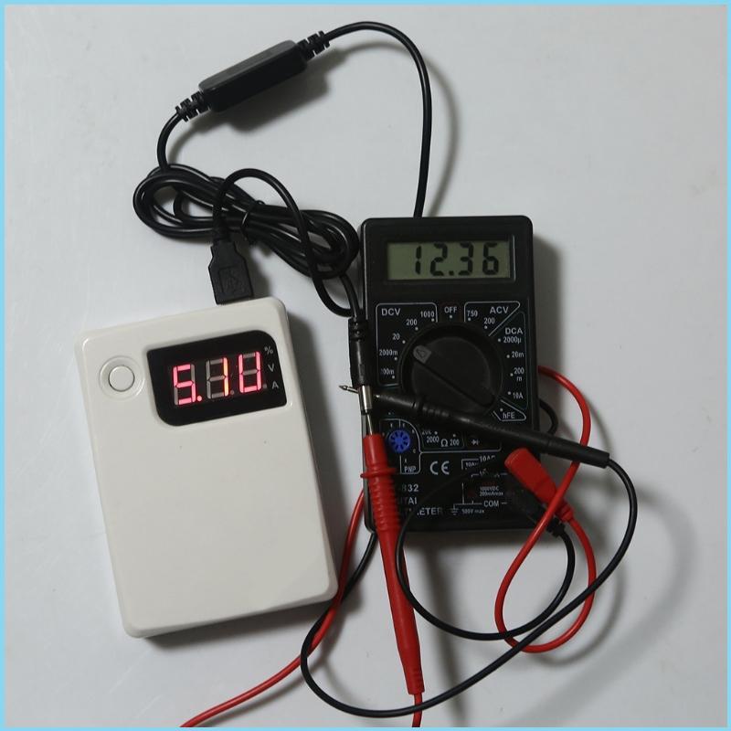 EZR DC 5V ถึง DC 12V USB แรงดันไฟฟ้า Step Up สายแปลงสายไฟ DC Jac