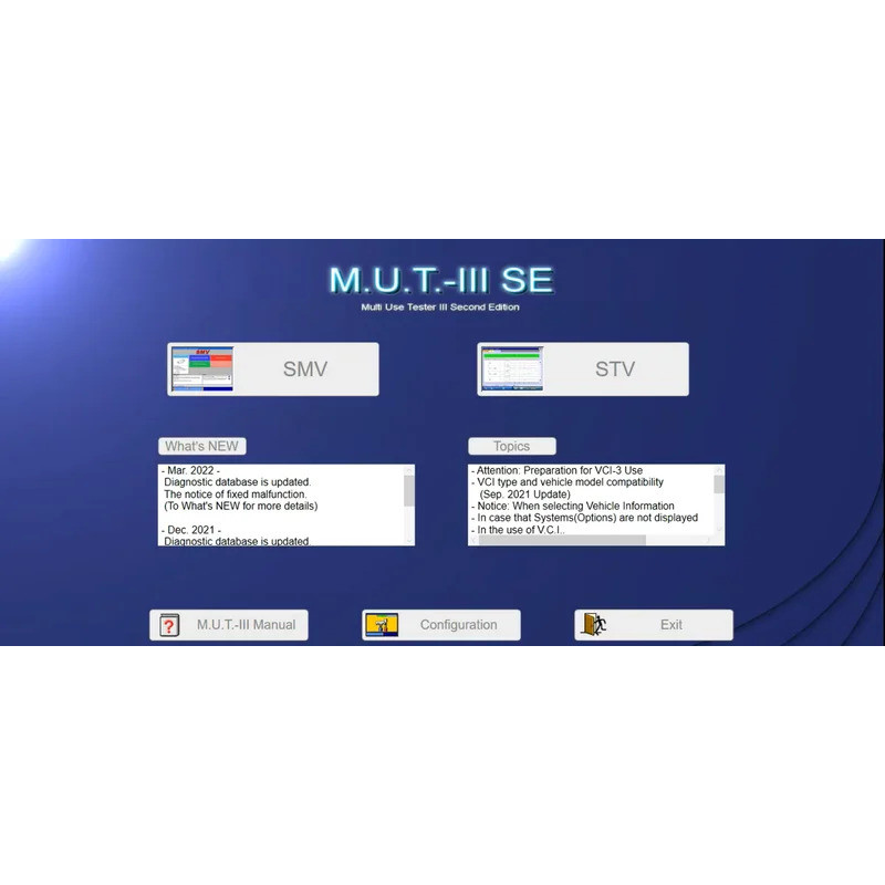 ใหม่สําหรับ MUT III SE MUT-III SE V23.6 สําหรับ Mitsubishi MUT-3 VCI เครื่องมือวินิจฉัยสนับสนุน J253