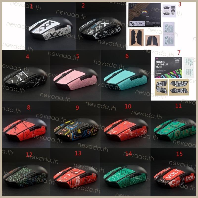 Nev ʚɞ Mouse Grip Tape Gaming Mice ด้านข้างสติกเกอร์กันลื่นสําหรับ G304 G102 Mice