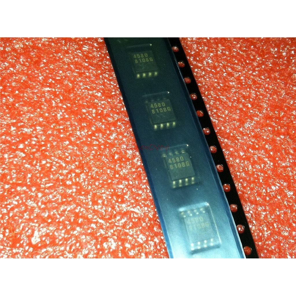 10pcs Njm4580M Jrc4580 4580d 4580 Sop-8 Dual Operator Amplifier