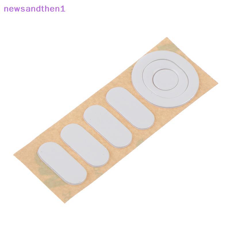 Newsandthen1 1 ชุดเมาส์ฟุตเมาส์สเก็ตสําหรับ G304 G305 เมาส์เมาส์สีขาว Glides Curve Edge Nice