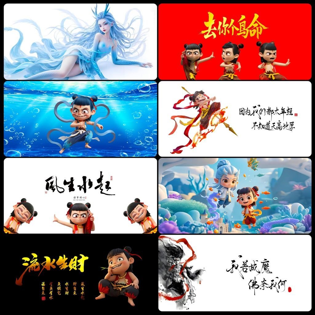 สินค้าใหม่ตู้ปลาพื้นหลังภาพวาดสติกเกอร์ HD สติกเกอร์ถังปลาภูมิทัศน์สติกเกอร์ด้านนอกวอลล์เปเปอร์ Nezh