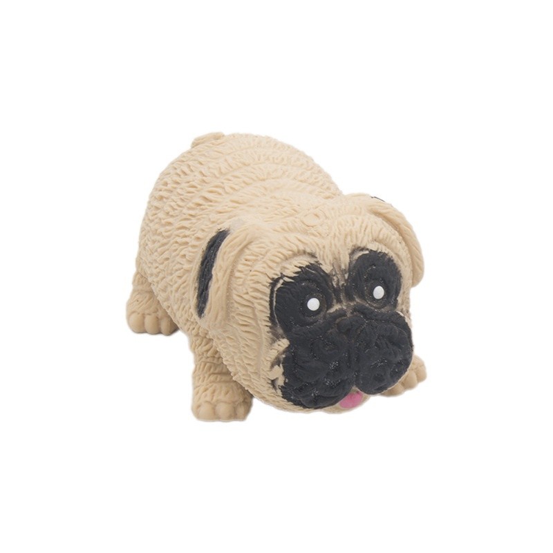 [Unzip the Dog] Pat The Dog, Lala, PUg, ของเล่นบีบ, Shar Pei, สะท้อนเค้กสุนัขเด้งช้า