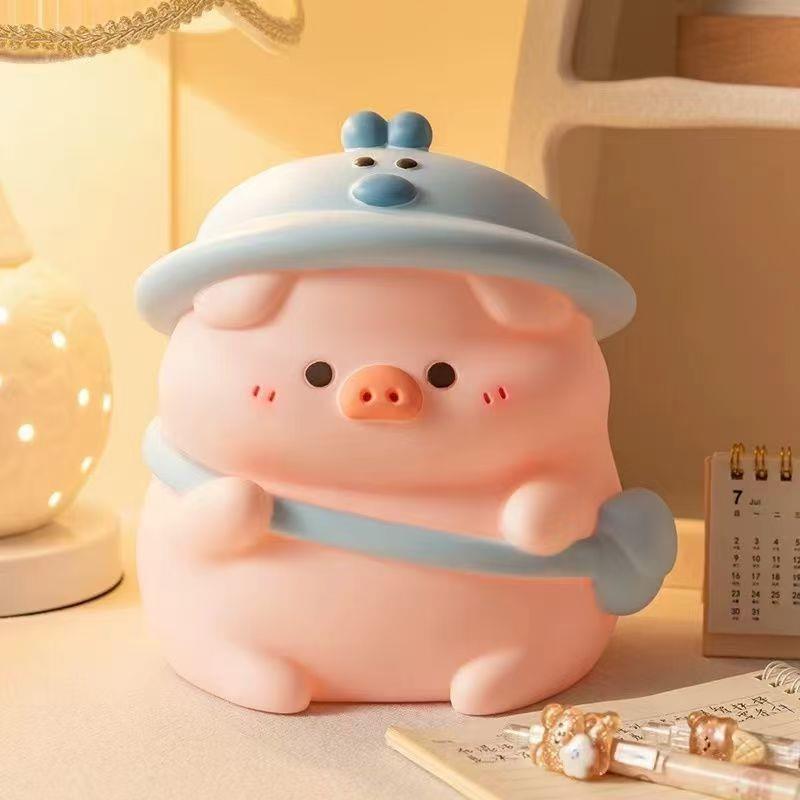 กระปุกออมสินแบบเปิดไม่ได้ กระปุกออมสิน atm Influencer Piggy-Saving Kid Piggy Bank 2025 สไตล์ใหม่สามา