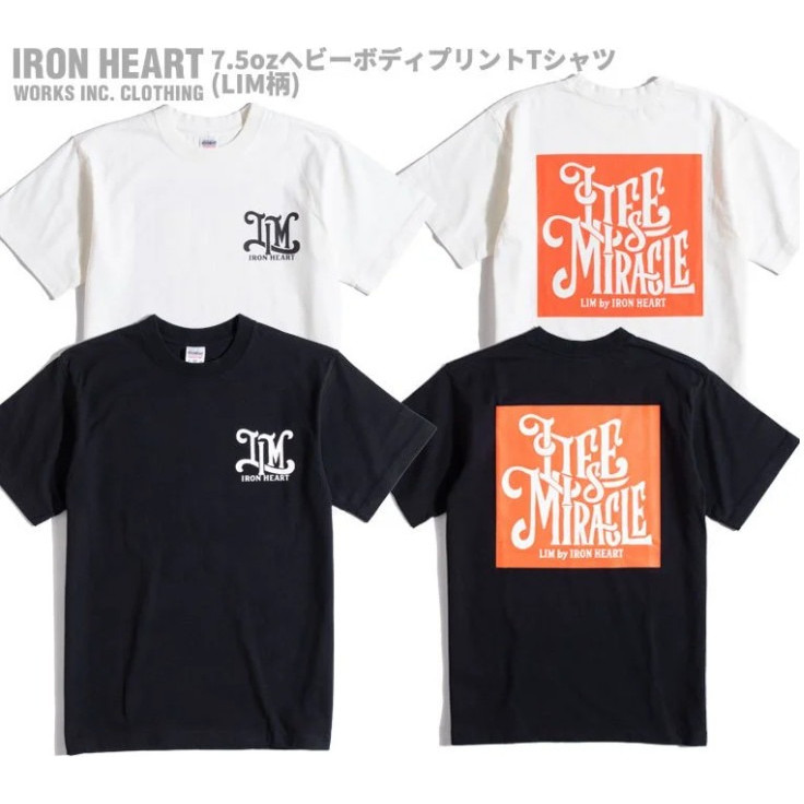 2026 สไตล์ใหม่ผ้าฝ้าย 100% IRON HEART IRON HEART ฤดูร้อนลําลองพิมพ์เสื้อแขนสั้นพร้อมสต็อก