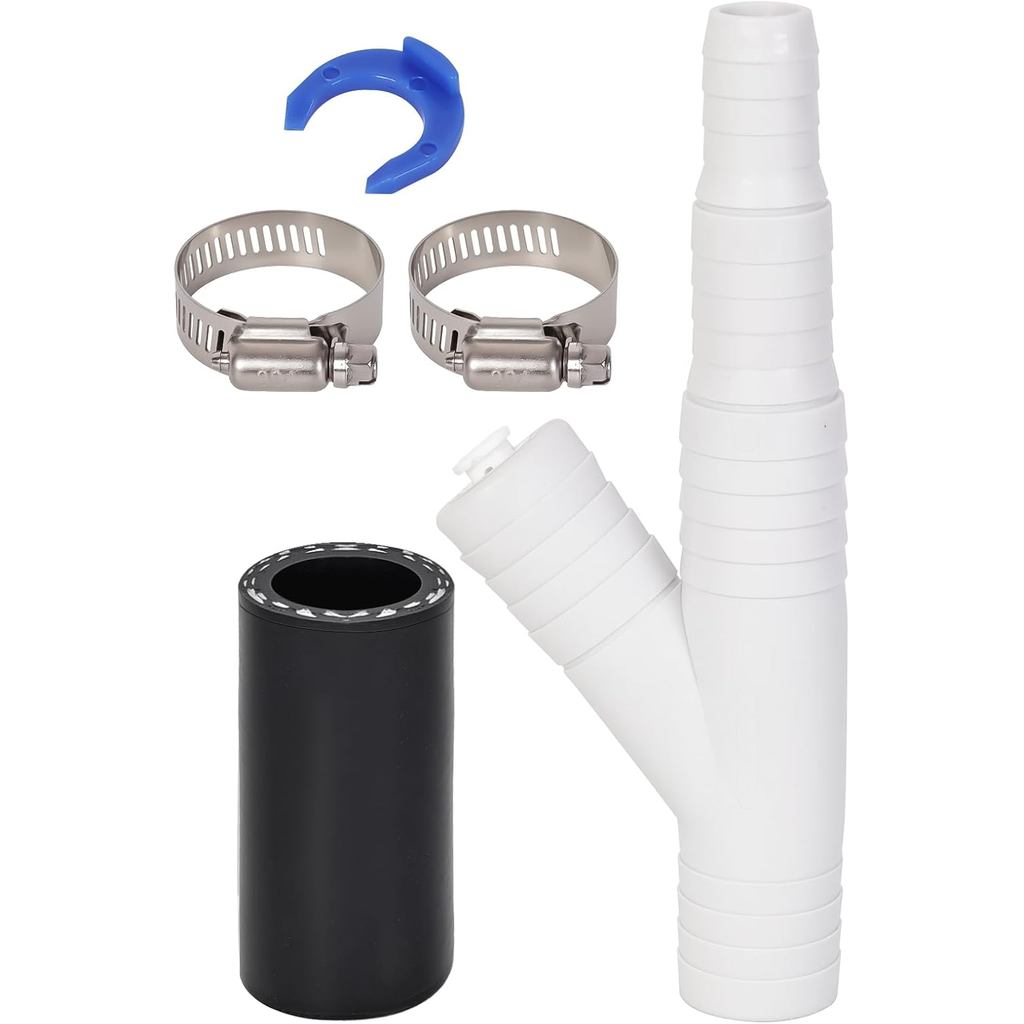 เข้ากันได้ด้วย RO WATER OEM ET116-001 D-25QC DLA-D ชุดอะแดปเตอร์ท่อระบายน้ําเครื่องล้างจาน - เชื่อมต