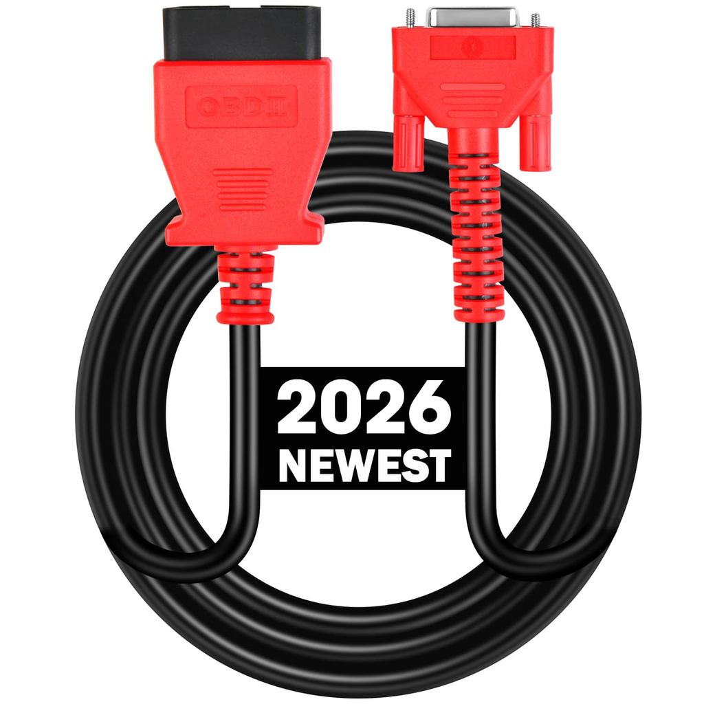 Autel Original OBD2 หลักทดสอบสําหรับ 808 Series เครื่องสแกนเนอร์, 5.6FT/1.7M 16 Pin DB15 อะแดปเตอร์ว