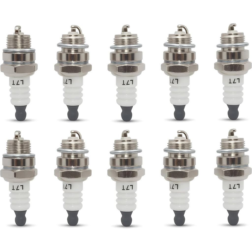 Pack-of-10 L7T Spark Plug สําหรับ 2 จังหวะ 33cc 43cc 47cc 49cc Pocket Bike Mini Chopper สําหรับ Part