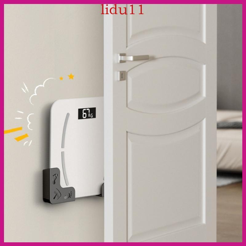 LID ประหยัดพื้นที่ Wall Mount Storage Rack สําหรับ Digital Body Weight Scales กาว Scale Stand Organi