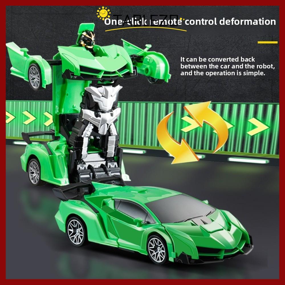 จัดส่งจากประเทศไทยTABLEZO Electric RC Car, 2-in-1 Remote Control Transformable Robot Car, One-key De