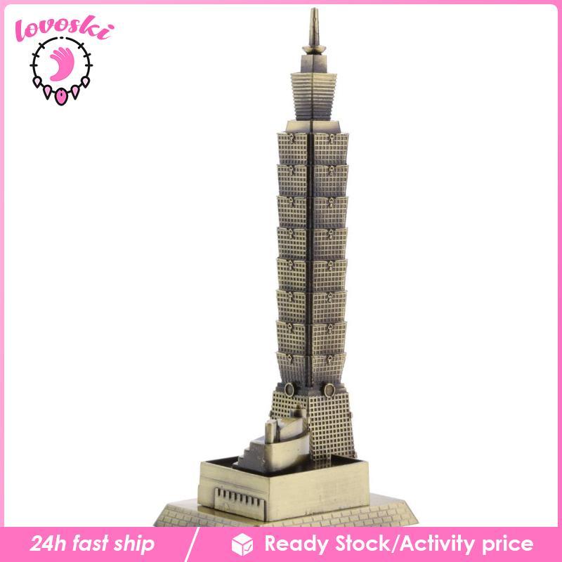 [Lovoski] Vintage Taipei 101 Tower Building Architecture Model Of Desktop Ornament Travel ของที่ระลึ