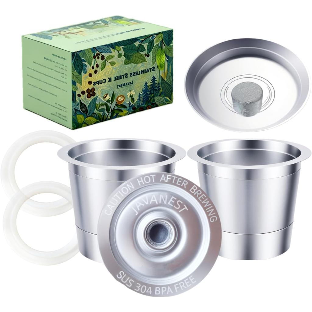 ถ้วย K นํากลับมาใช้ใหม่ได้สําหรับ Keurig 1.0, ฝักกาแฟแบบใช้ซ้ําได้สแตนเลสสําหรับ Keurig, Keurig Reus