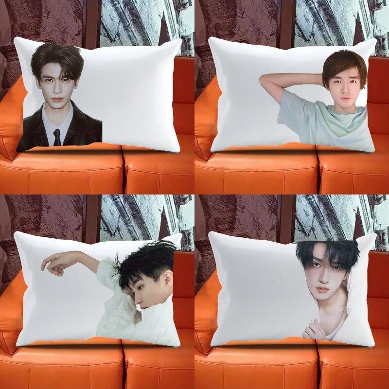 หมอน Star Song Yaxuan อุปกรณ์ต่อพ่วงสินค้าเพลง Yaxuan หมอนนามธรรม DIY พร้อมภาพคู่ เบาะตลก ของขวัญ Zhang Linghe