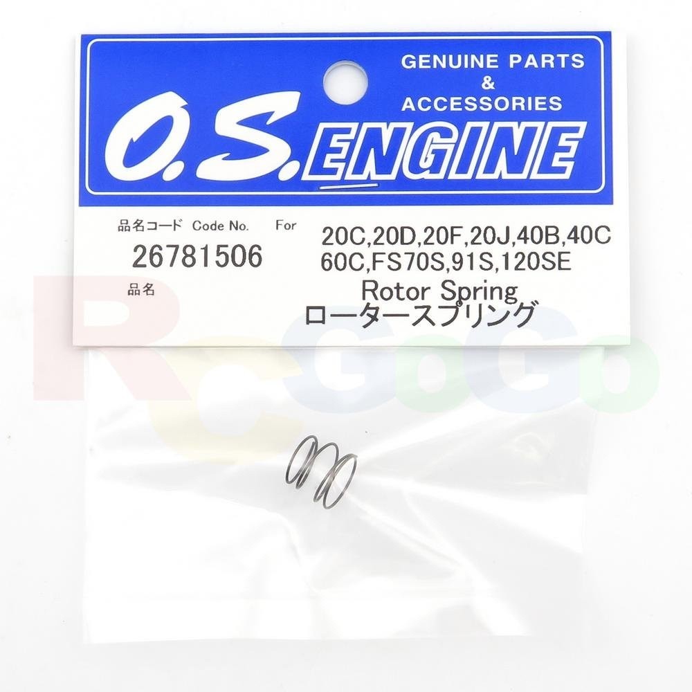 อะไหล่ O.S. Engines ROTOR SPRING ใช้กับ 20C/D/F/J,40B,60C,FS70S/91S/120SE 26781506 อุปกรณ์เครื่องยนต