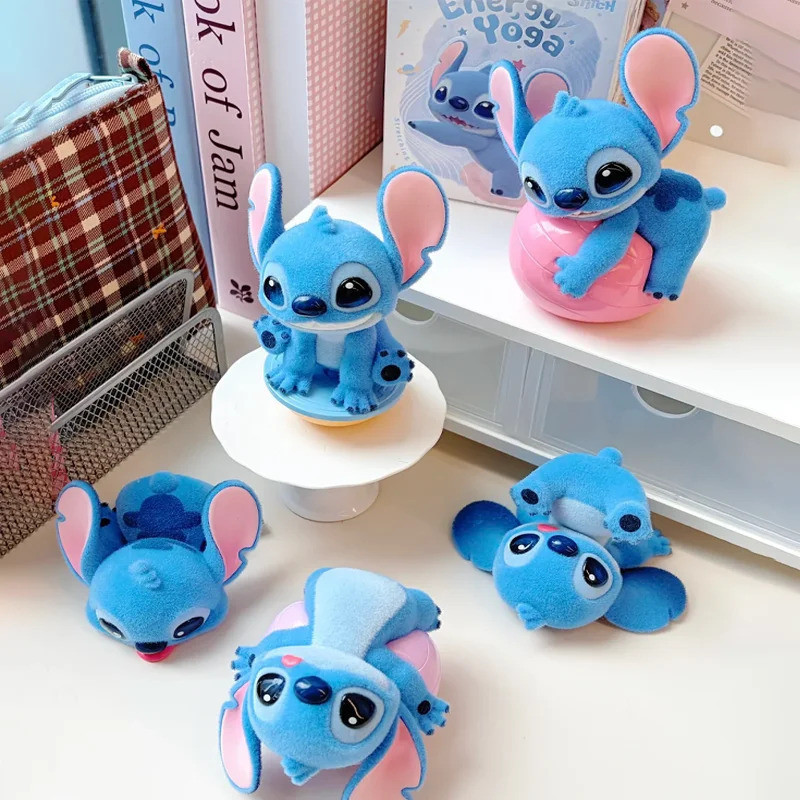 【ของแท้ 100%】Disney Stitch Energy Yoga Series Blind Box❣❣