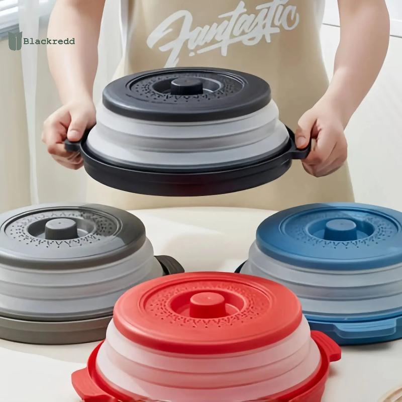 BRED พับพับไมโครเวฟ Splatter ฝาครอบมัลติฟังก์ชั่นอาหารสําหรับ Qui Recheat Kitchen Helper .