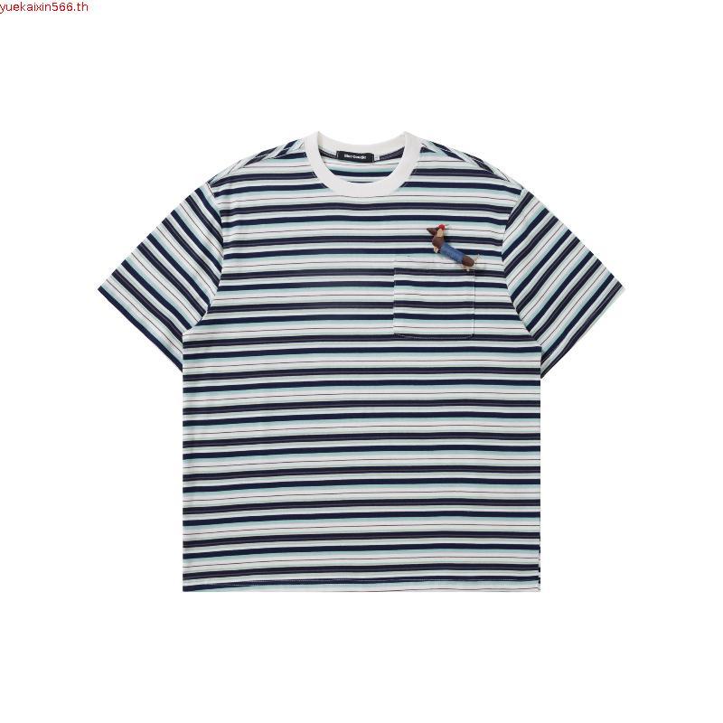 MULTI STRIPED JERSEY T-SHIRT - RED (KIDS)