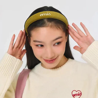 【Hello Honey Girl】EMIS ที่คาดผมเกาหลี ผ้าลูกฟูกกว้าง รุ่น EMIS สําหรับผู้หญิง