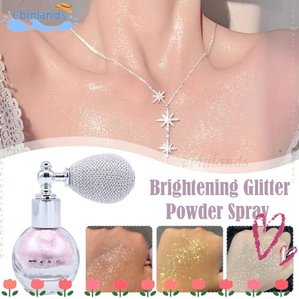 EBINLANDS Diamond High Gloss Glitter Spray Fine Shimmer Air Bag Shiny Powder Brightening Fragrance-I