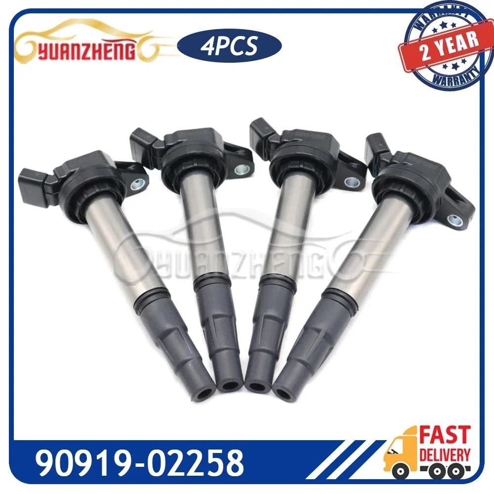 คอยล์จุดระเบิดรถยนต์ 90919-02258 Fit สําหรับ Toyota C-HR Prius V Matrix RAV4 Auris Avensis สําหรับ L