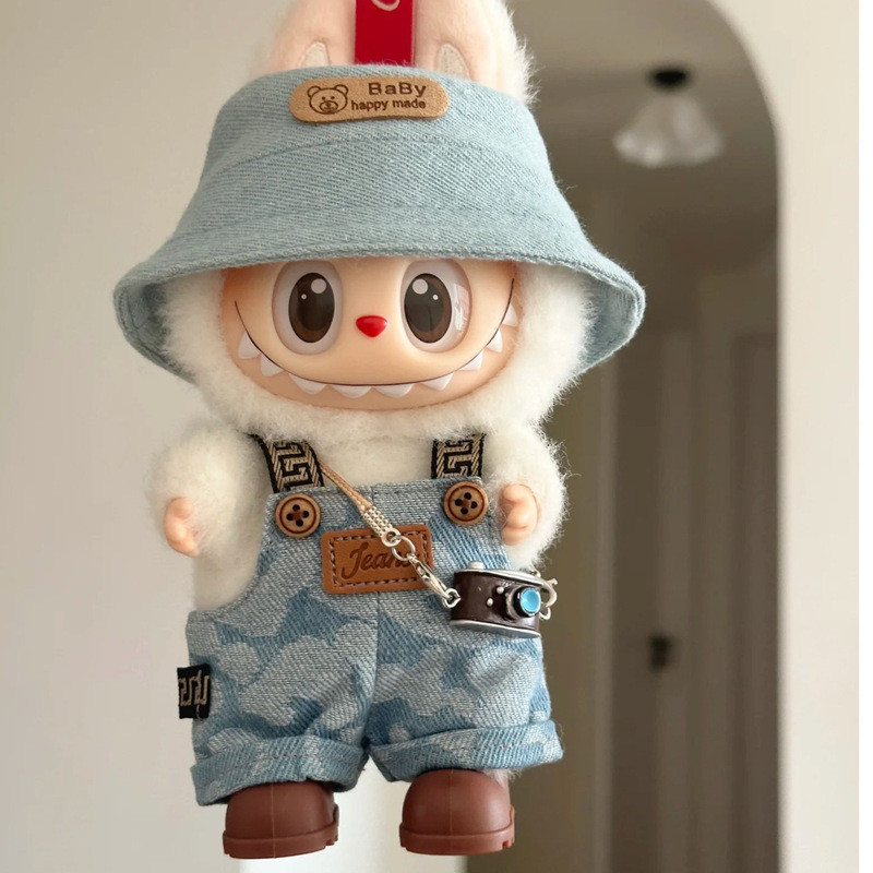 仅衣服 适用于前方高能3.0娃衣17cm马卡龙拉布布衣服labubu娃衣3-26Clothes Only. Suitable for 17cm Labubu Doll Clothes, Macaron