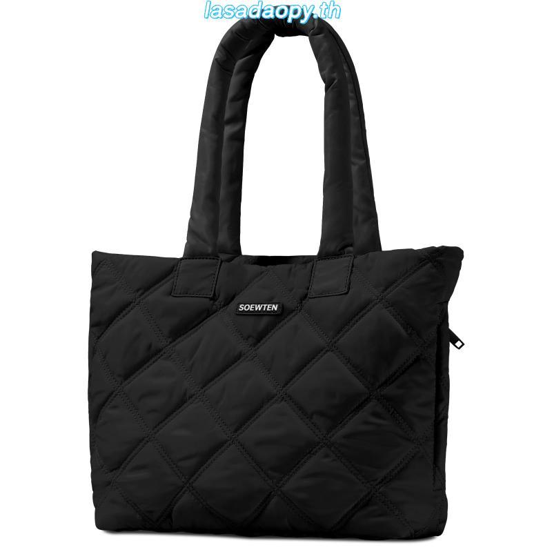 Lada กระเป๋าสะพายข้าง รุ่น Ember ขายดี นุ่มอยู่ทรง น้ำหนักเบา ช่องเยอะ ผ้าสะท้อนน้ำ กระเป๋าถือ