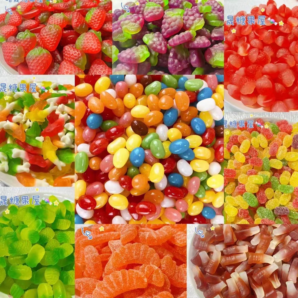 2026 สินค้าใหม่ Hito Catties Starch Gummy Candy Hitoto ผลไม้ตกแต่งรสผลไม้ qq Candy Commercial Gummy 