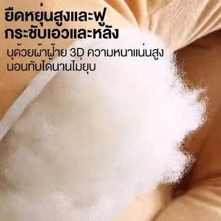 LULUNA หมอนหัวเตียง เบาะรองหัวเตียง ขนาด 90/150/180 ซม. สไตล์หูแพนด้า ลายการ์ตูน ความหนา 15