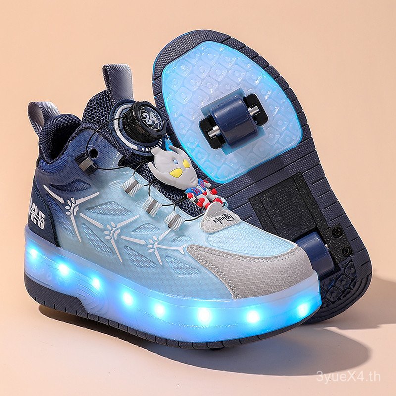 Huaye Fashion Luminous Walking Shoes Double Wheel Domestic