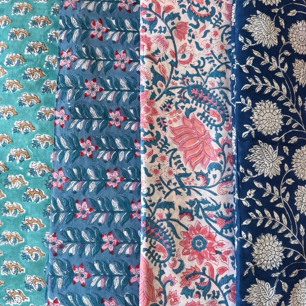 Indian Hand-Engraved Rubbing Plant Dyed Long-staple Cotton Fabric Home Clothes Bag [12]