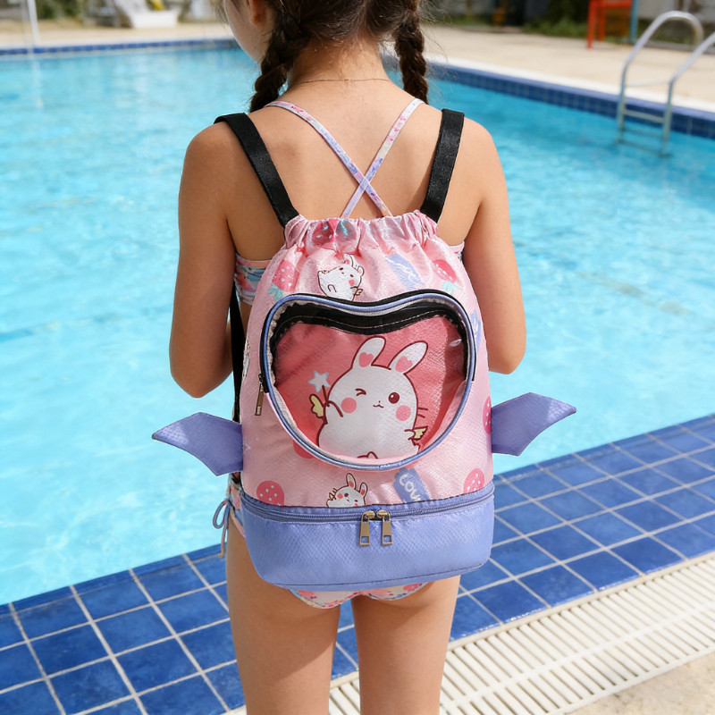 พร้อมส่ง กระเป๋าว่ายน้ํา กระเป๋าใส่ชุดว่ายน้ำ ความจุสูง รูปที่ 8