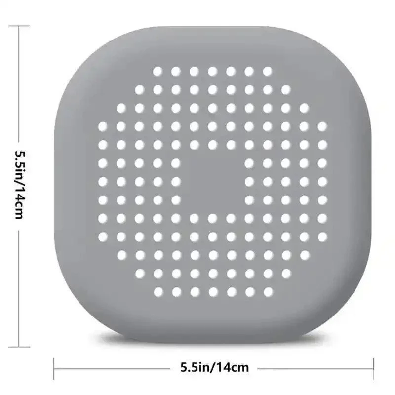 Silicone Sink Drain Cover Hair Catcher Filter thumbnail 3