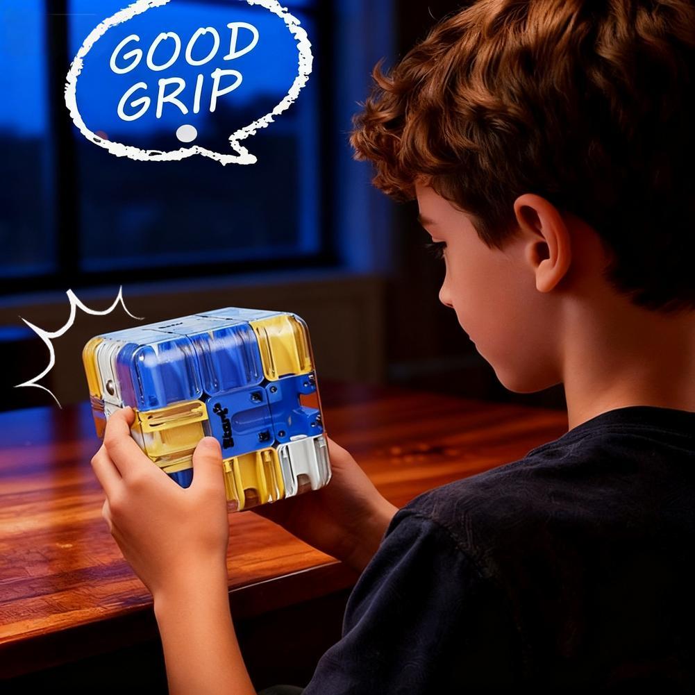 3d Maze Cube Rolling Ball Puzzle, ของเล่นปัญญาเพื่อการศึกษาสําหรับเด็ก Logic Training, ความเครียด W7