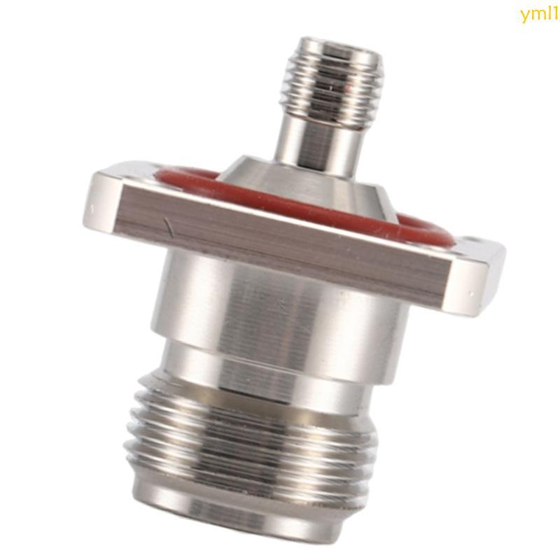 Yml1 N Connector N SMA N-Type Female ถึง SMA Female Header Flanged Fixing Plate