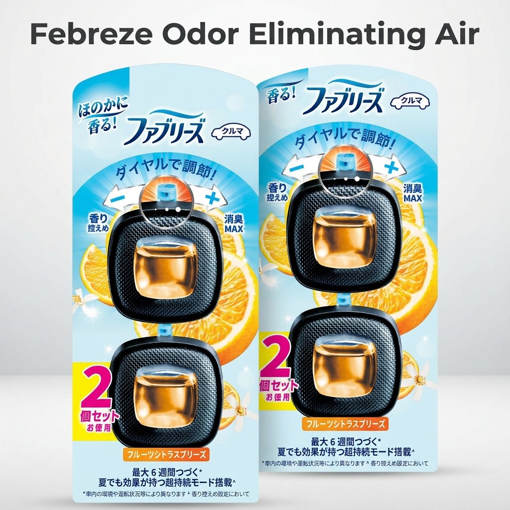น้ำหอมปรับอากาศในรถ Febreze Easy Clip กลิ่นหลากหลาย | Febreze Car Air Freshener Easy Clip, Assorted 