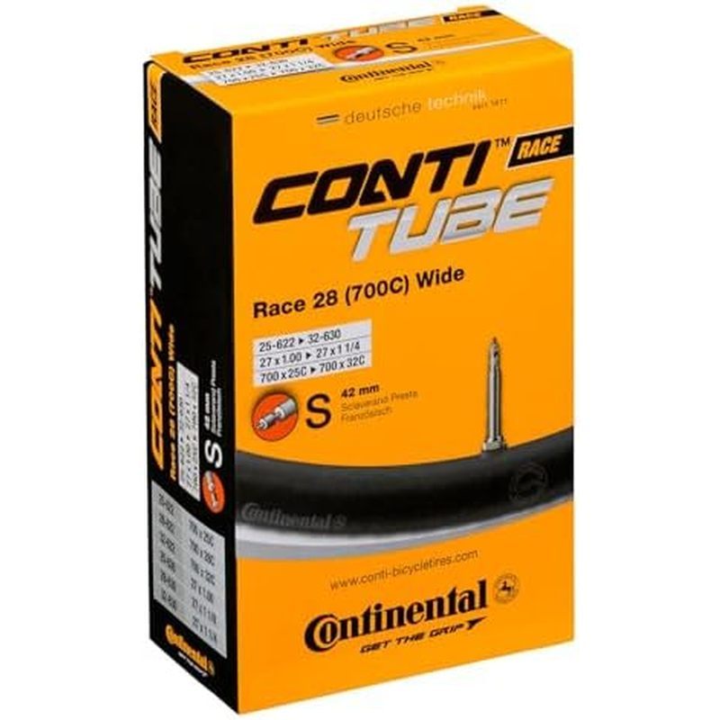 ยางใน Presta Valve Continental Race 28 ขนาด 700x25-32c กว้าง 42 มิลลิเมตร