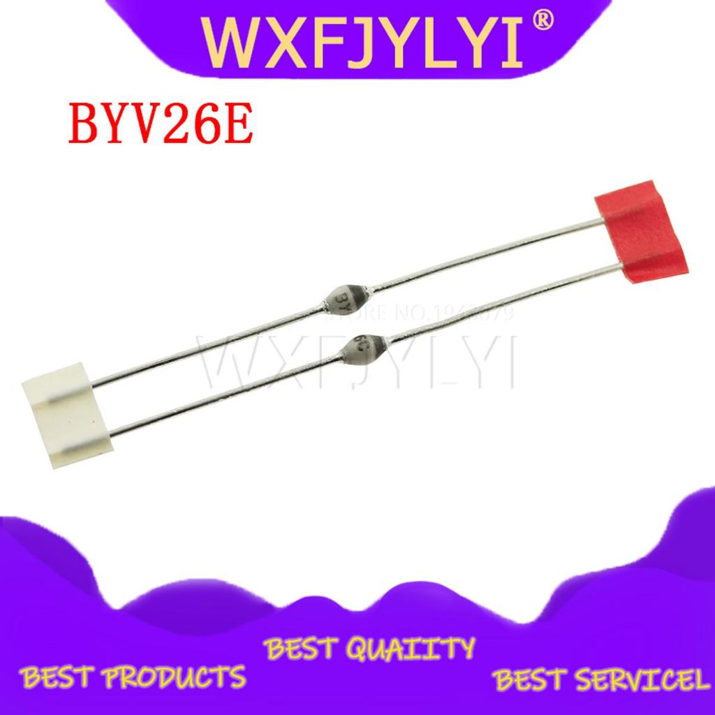 10 ชิ้น/ล็อต Fast recovery ไดโอด BYV26E SOD57 1000V ใหม่เดิม