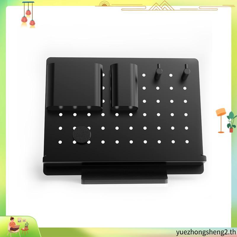 ชั้นวางของบนโต๊ะ คอม Pegboard Aluminium Desk Organizer