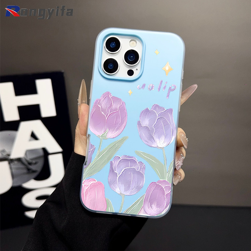 ดอกไม้สดเคสโทรศัพท์สําหรับVivo Y5S Y3 Y3S Y1S U20 U10 U3 U3X U1 Z5iดอกไม้การ์ตูนน่ารักสีลูกกวาด 2 ใน