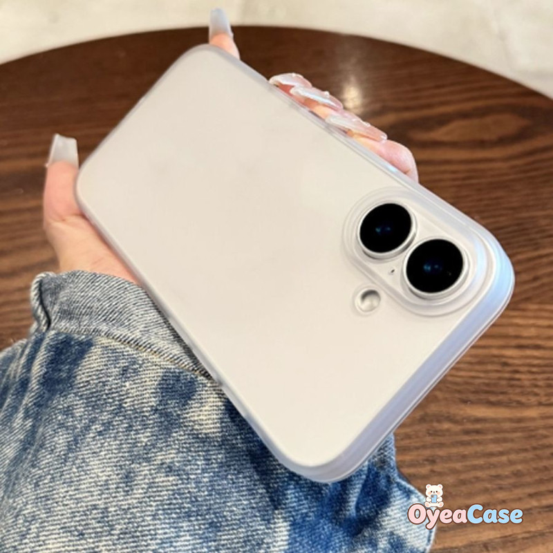Ultra-Thin Ice Mistเคสโทรศัพท์สีขาวใสสําหรับXiaomi Poco X8 Pro Max F8 X7 X6 X4 X3 GT X2 M6 M4 F7 Ult