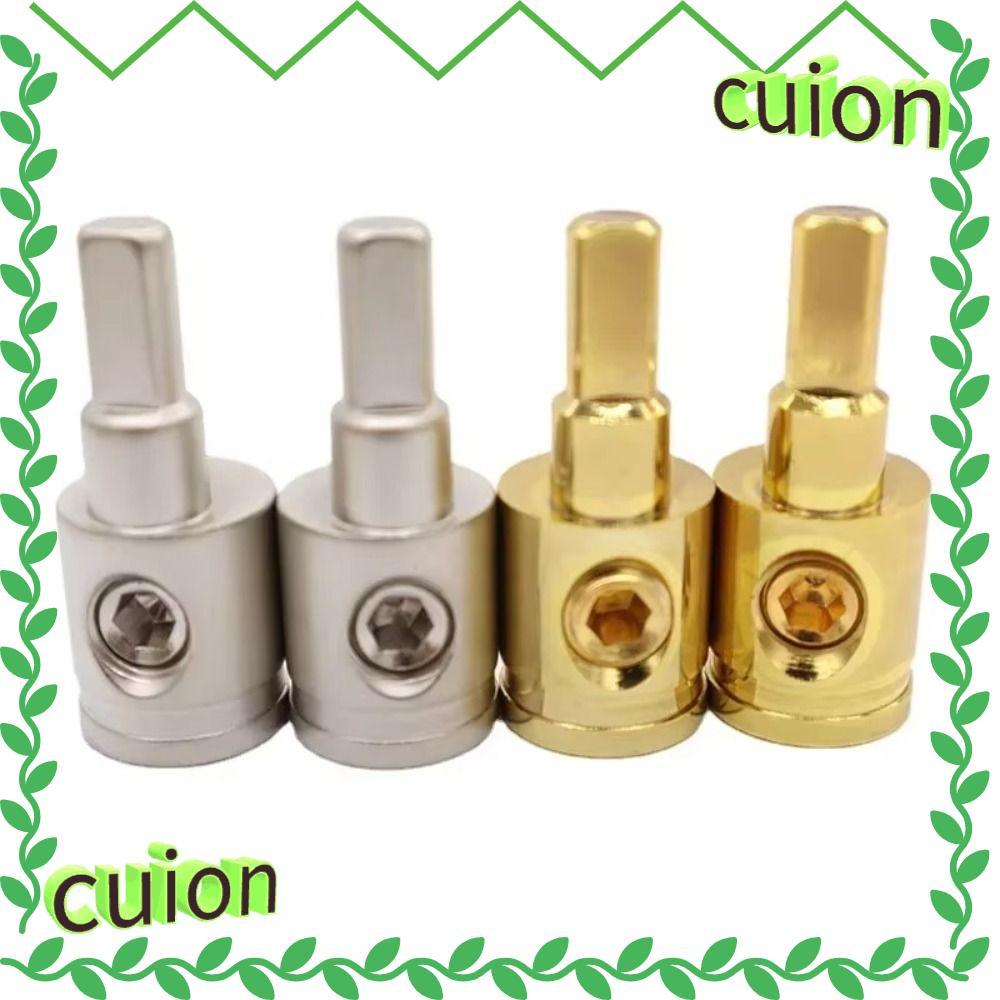 CUION1413 ตัวเชื่อมต่อเครื่องเสียงรถยนต์, 0GA 4GA 8GA ทองแดงบริสุทธิ์ลําโพงรถยนต์ขั้วลวด, ทองเงินพลั