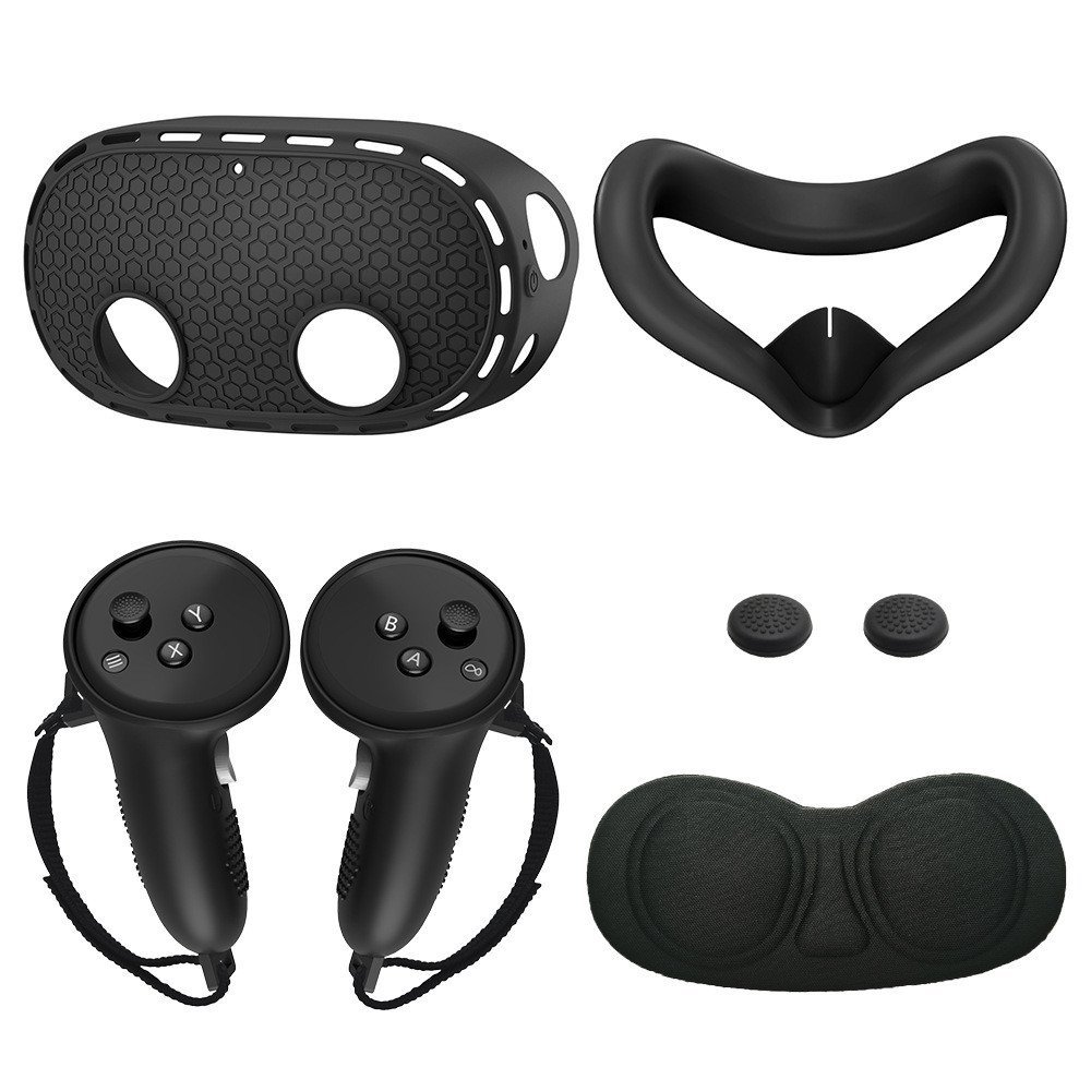 เข้ากันได้กับ Meta quest3S เคสซิลิโคน Q3 S หน้ากาก VR Handle Host Cover Rocker ชุดป้องกัน