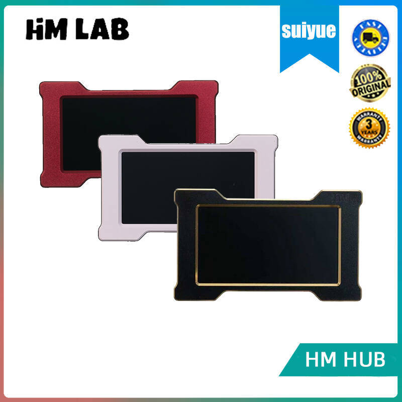 HM HUB ฮับเชื่อมต่อสามด้านพอร์ตคู่พร้อมขาตั้งหน้าจอดีไซน์อินเทรนด์เข้ากันได้กับ Wooting V2
