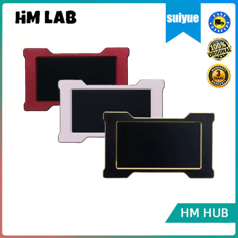 HM HUB ฮับเชื่อมต่อสามด้านพอร์ตคู่พร้อมขาตั้งหน้าจอดีไซน์อินเทรนด์เข้ากันได้กับ Wooting V2