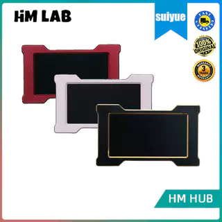 HM HUB ฮับเชื่อมต่อสามด้านพอร์ตคู่พร้อมขาตั้งหน้าจอดีไซน์อินเทรนด์เข้ากันได้กับ Wooting V2